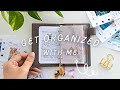 Get organized with me  mini 5 rings  pocket planner refresh asmr