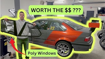 ARE POLYCARBONATE WINDOWS WORTH THE MONEY??? HARD MOTORSPORT POLYCARBONATE WINDOWS BMW E36