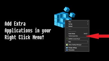 Add New Shortcuts in your Windows 10 Right Click Menu