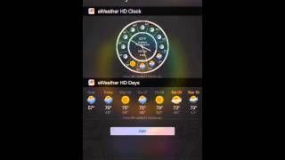 eWeather HD 3.4 weather app, widgets, alerts, radar, earthquakes, for iPhone and iPad screenshot 2