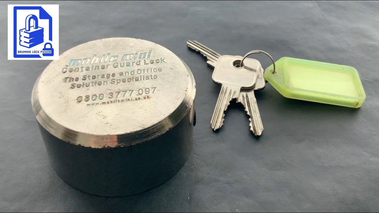 (153) Lock picking for Beginners Mobile Mini Container Guard Van Puck