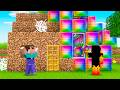 Surpreendi NOOB com uma Base Secreta de AVARITIA no Minecraft