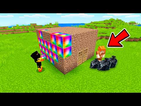 Surpreendi NOOB com uma Base Secreta de AVARITIA no Minecraft thumbnail
