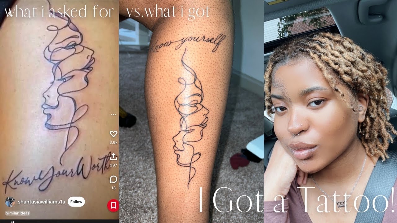 Calf Tattoo | My Experience (before & after, + pain) - YouTube