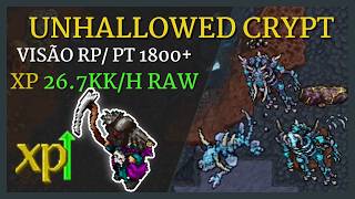 Tibia Hunt UNHALLOWED CRYPT  x4 PT 1800+ (visão do RP)