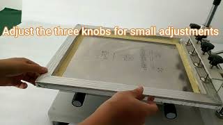 How to use 3040 stencil printer