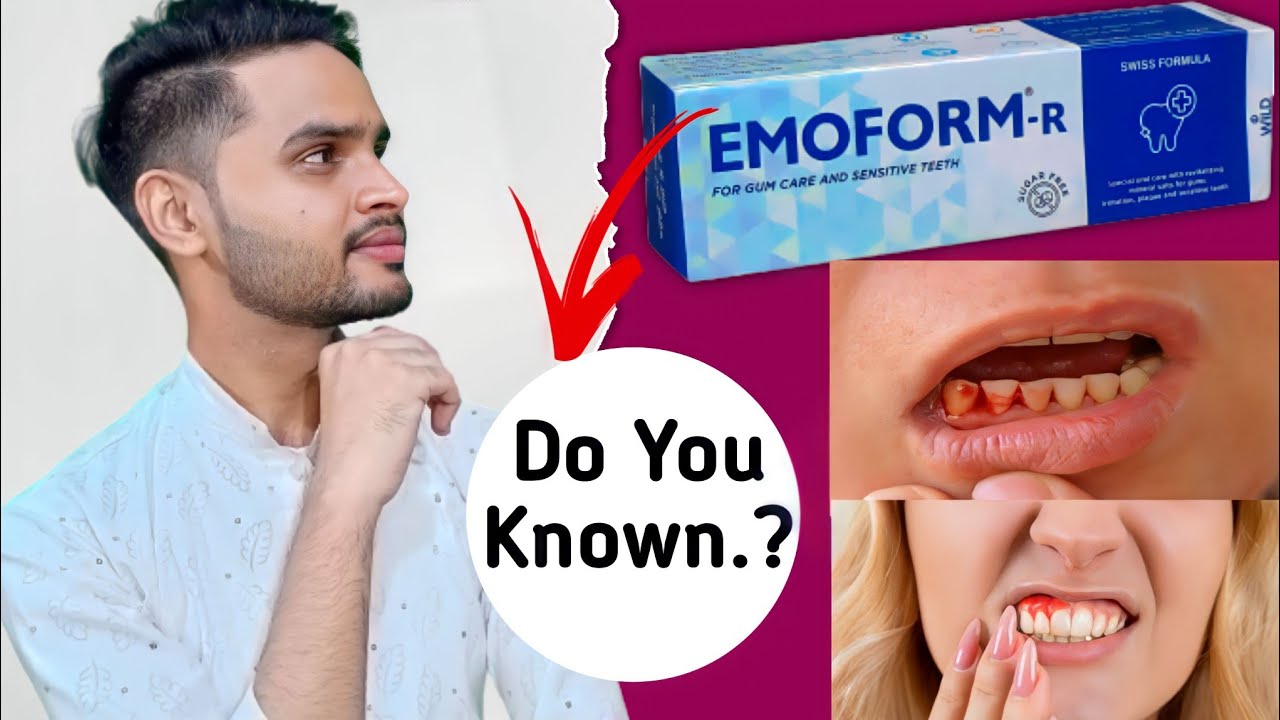Emoform-R Tooth Paste || Best Toothpaste For Sensetive Teeth 