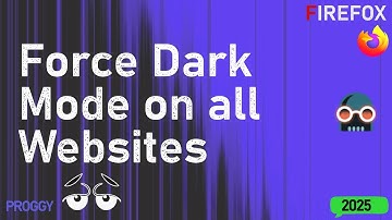 Firefox browser dark mode | Dark Mode all Websites