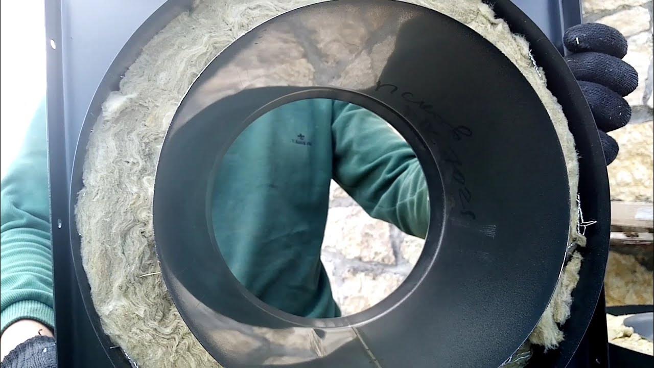 Разгрузочная площадка сэндвич дымохода. - YouTube