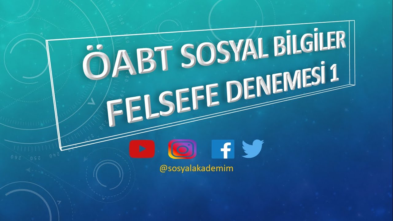 ÖABT FELSEFE DERSİ SORU ÇÖZÜMÜ!!! (MEB DERS KİTABINDA YER ALAN BİLGİLER)
