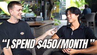 I asked DIGITAL NOMADS how much they SPEND in Thailand