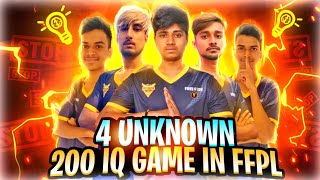 How 4 UNKNOWN Kill Every Team !! ( 200 IQ ) - Gaming Aura - Free Fire
