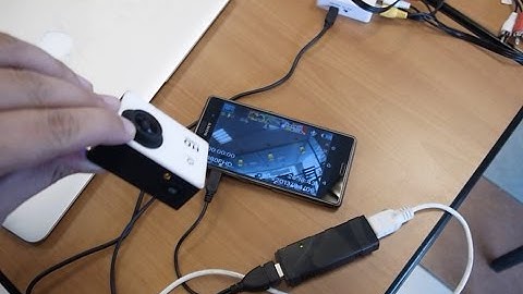 SONY Z3 Android tablet as hdmi display monitor by UVC HDMI capture card