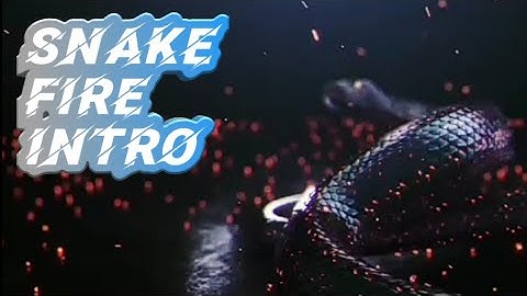 how to make snake fire intro | intro  maker | intro kaise banaya Android app