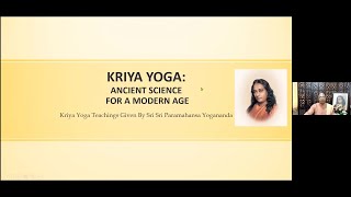 Practical Yoga session Kriya Yoga, YSS founded by Paramahansa Yogananda