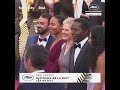 Isaach DE BANKOLÉ entouré de sa famille se rend à la projection d'HISTOIRES DE LA NUIT