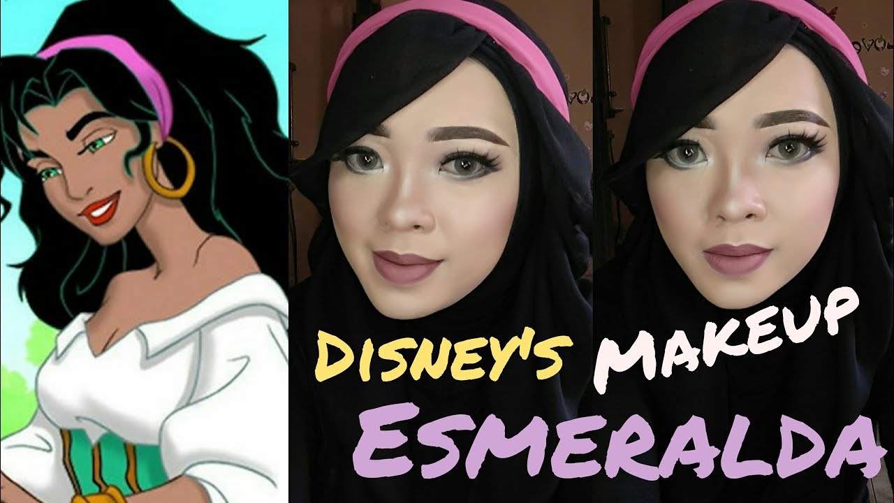 Disneys ESMERALDA MAKEUP LOOK With Hijab I By Vapinka Makeup YouTube