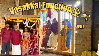 வாசக்கால் விழா 🏠✨//House Vasakkal Function – /JENI