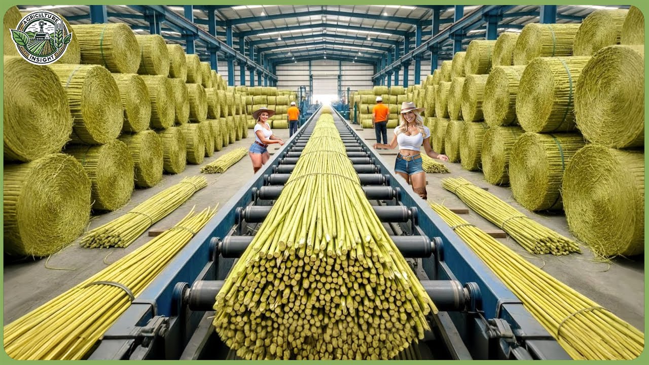 Inside the World’s Largest Hemp Processing Line – How Fiber & Hempcrete Are Made