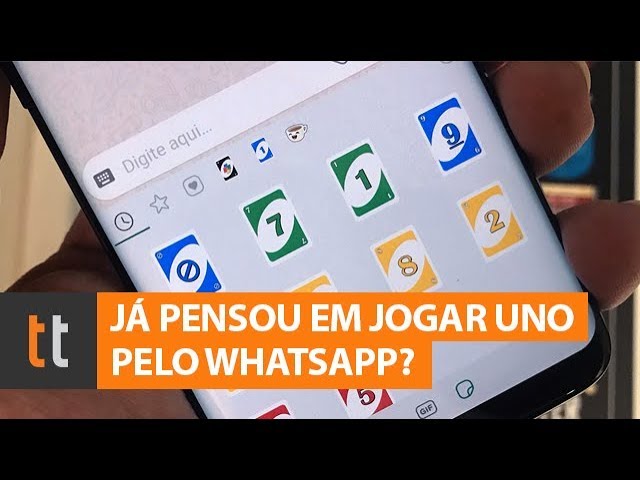 Como jogar Uno pelo WhatsApp