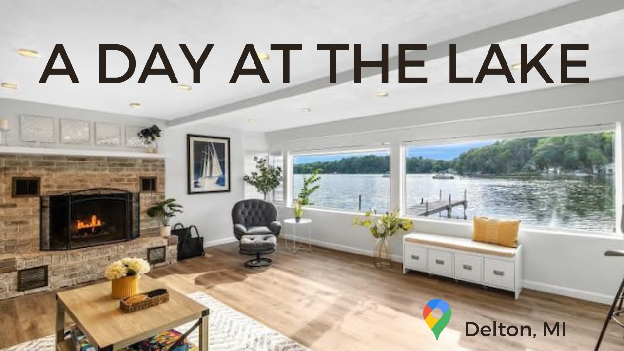 A Day on Long Lake in Delton, MI (Fishing, Underwater Footage, Airbnb