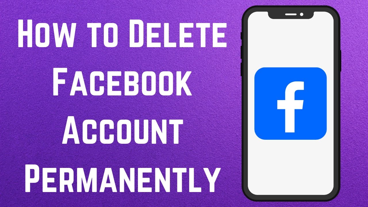 How to Delete Facebook Account Permanently - iPhone & Android - YouTube