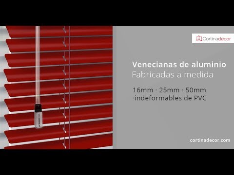 Persiana veneciana lamas 25 mm pvc indeformables - Puntogar