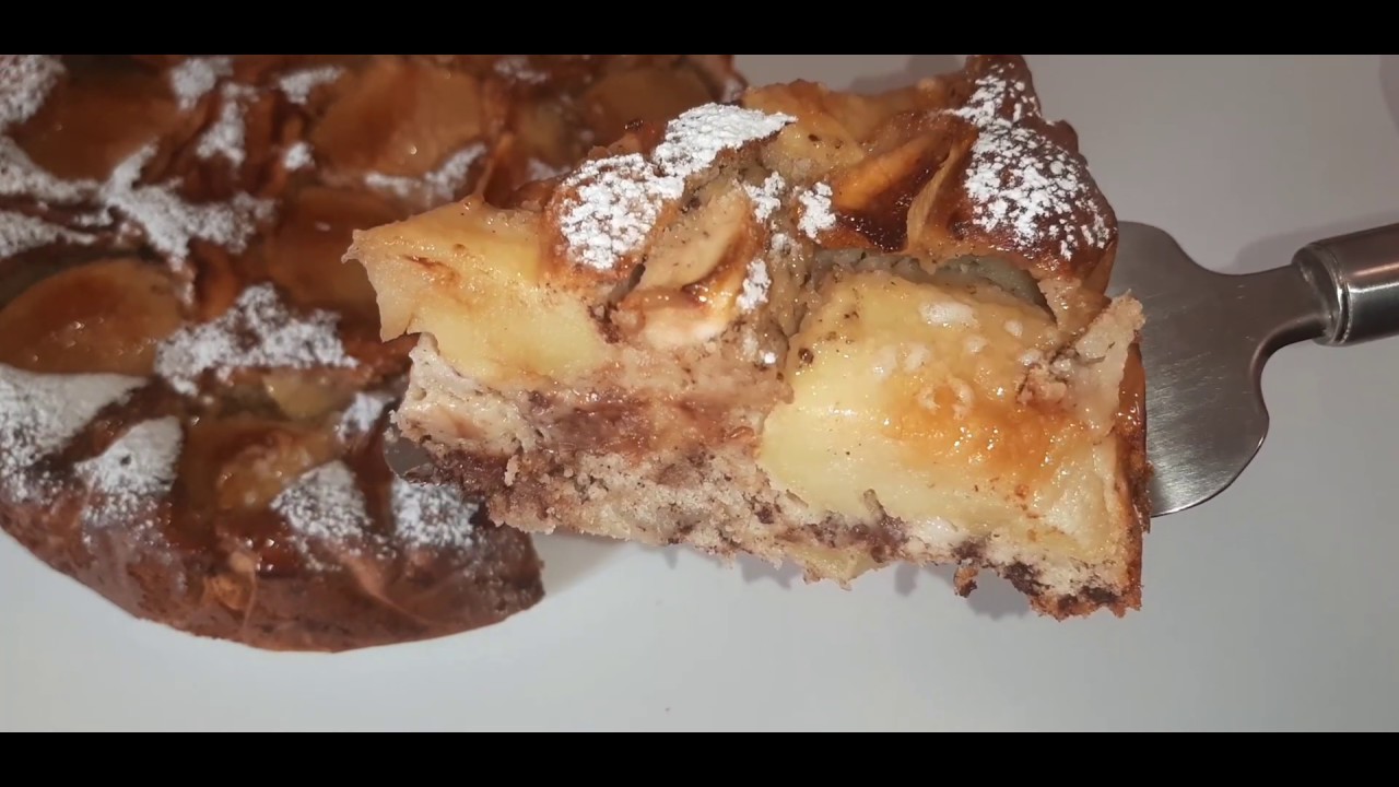 TORTA di MELE ALL' ACQUA FONDENTE,con TANTE MELE INTERE,senza BILANCIA