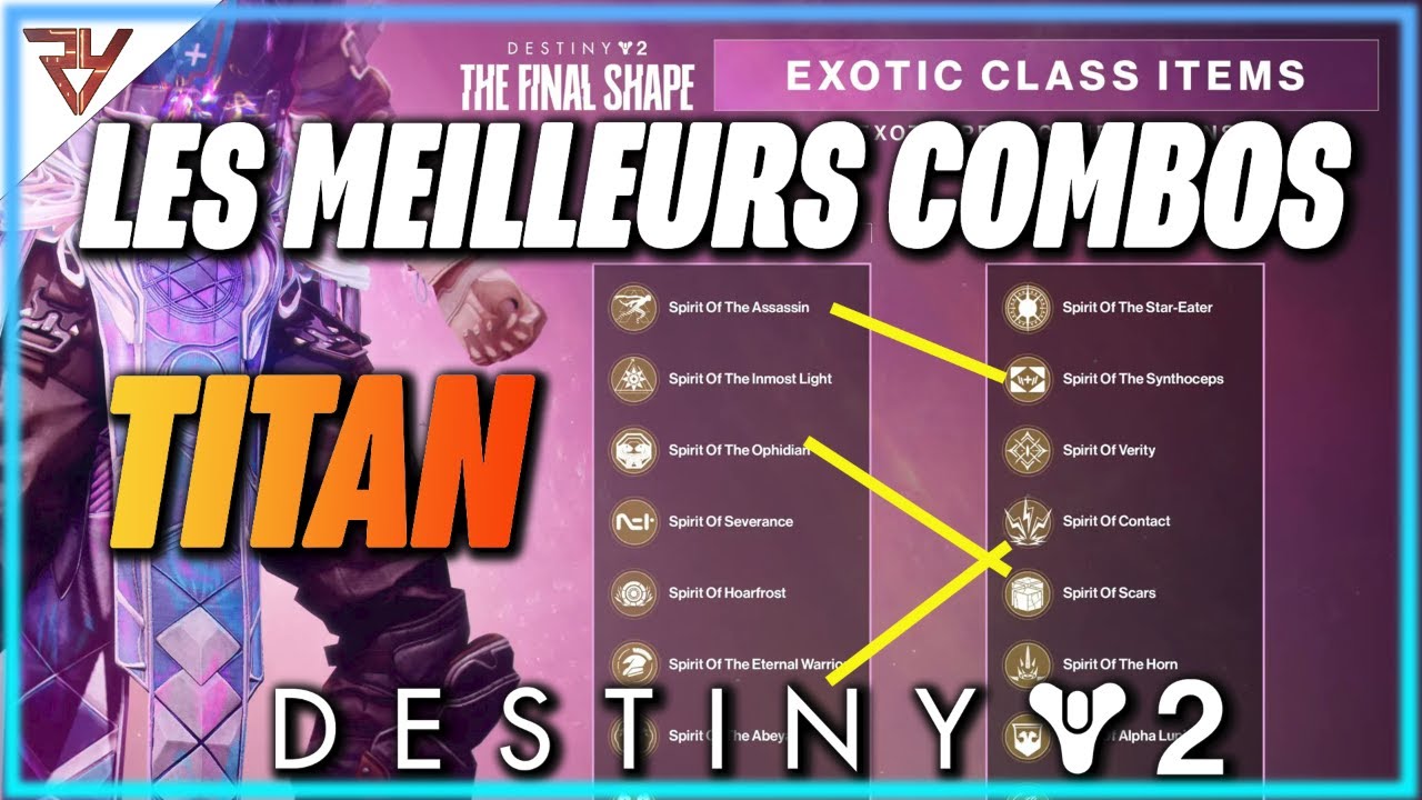 OBJETS DE CLASSE EXOTIQUES POUR LE TITAN | LES MEILLEURS COMBOS