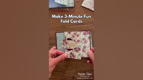 3-Minute Fun Fold Card - Super Easy!