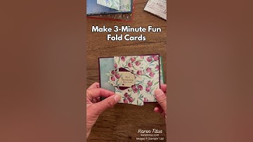 3-Minute Fun Fold Card - Super Easy!