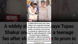 The Alleged Prom Story of Tupac Shakur That Fans Still Talk About ❤️ (Unverified Story) #shorts