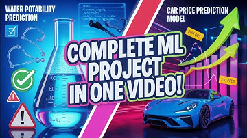 Complete Machine Learning Model in ONE Video | Water Potability | Beginner Friendly