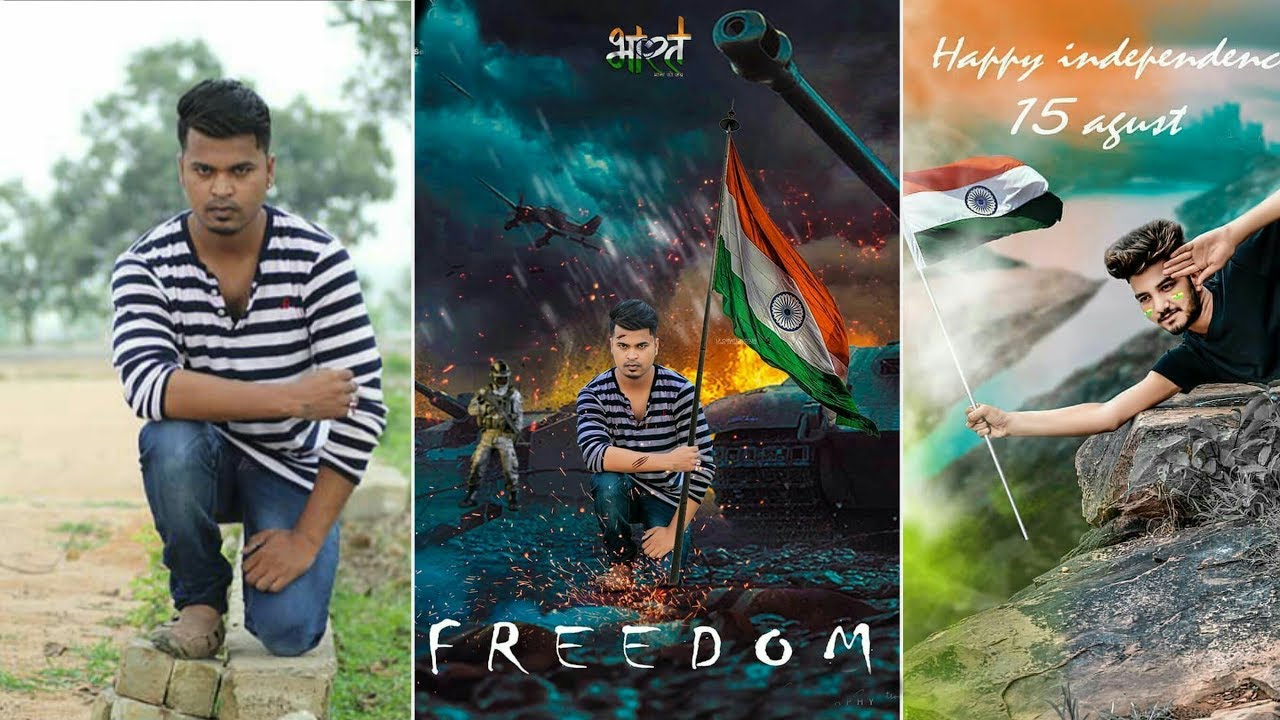 Love u India | 15 August spacial Photo editing tutorial | sonu rajput photo editing