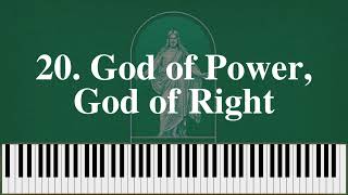 20. God of Power, God of Right | Piano Instrumental | LDS Hymns With Lyrics