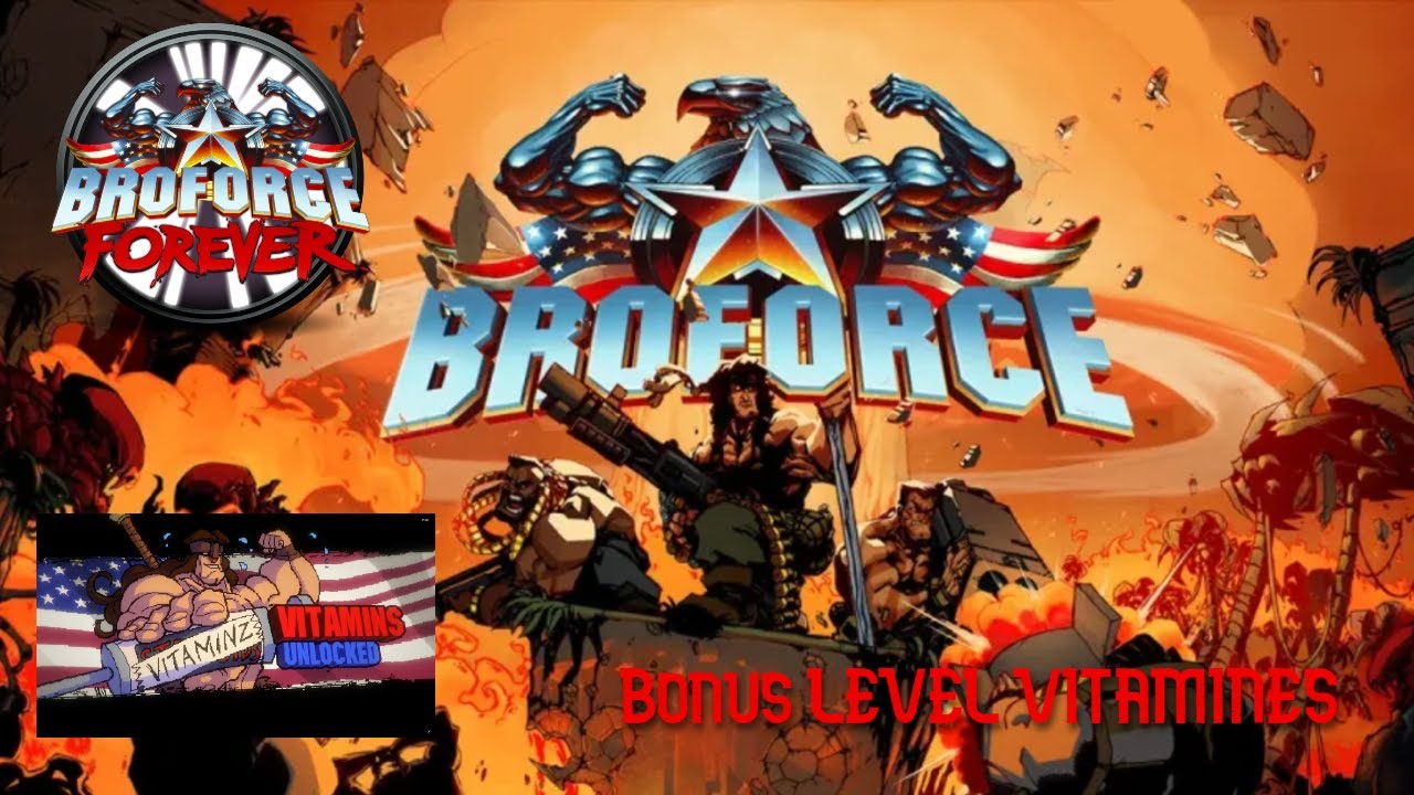 Broforce Gameplay | Bonus Level: Vitamins Walkthrough