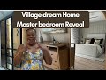 VILLAGE DREAM HOME- Master bedroom and closet reveal| @MmaMohau #limpopo |​@Coricraft  furniture