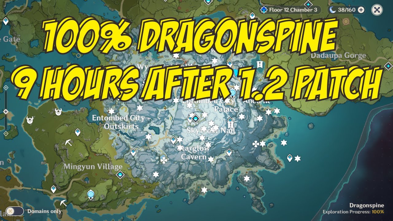 First Person To Reach 100 Dragonspine Genshin Impact Youtube
