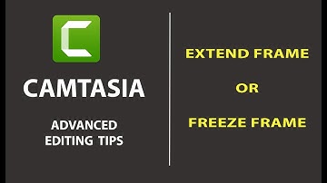 How to Extend Frame or Freeze Frame on Camtasia Timeline | Camtasia Tutorial | Advanced Editing Tips