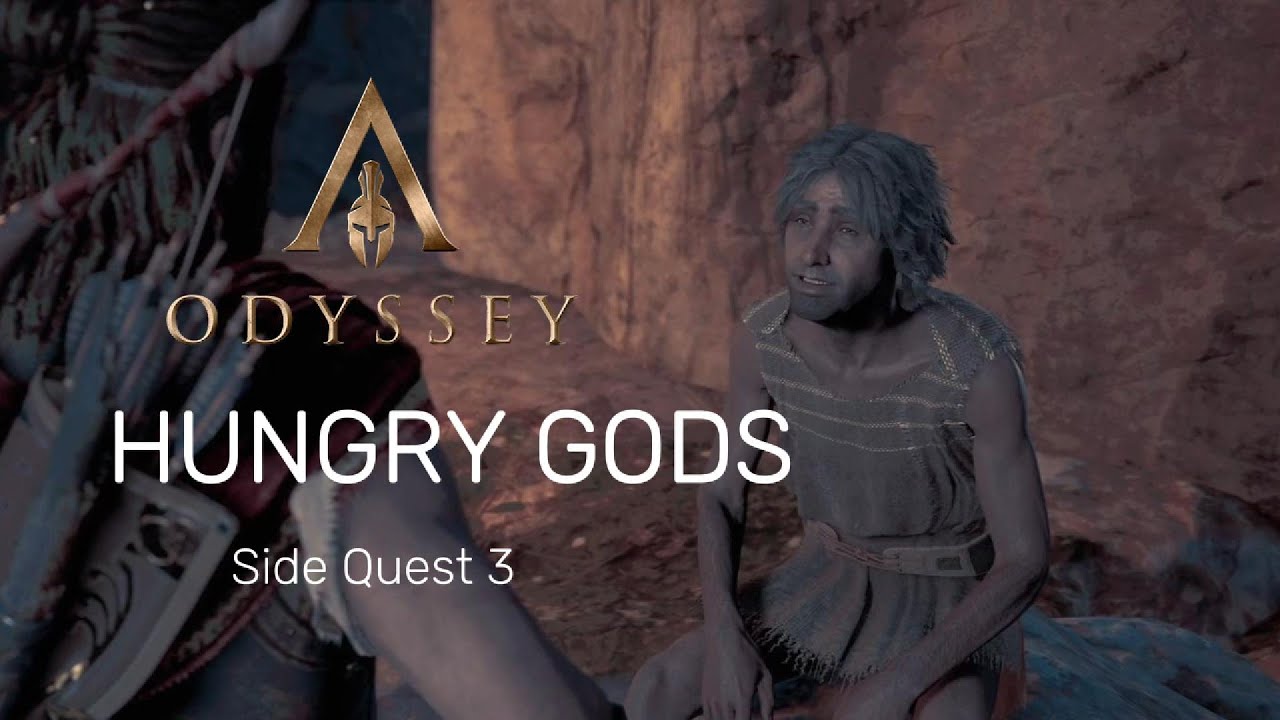 AC ODYSSEY Gameplay walkthrough (Side Quest 3 - Hungry Gods)