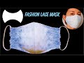 Fashion Lace Face Mask | DIY Face Mask At Home | Easy Face Mask Pattern