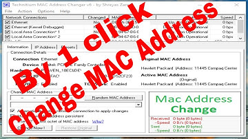 How to change my Computer PC MAC Address - Change mac address