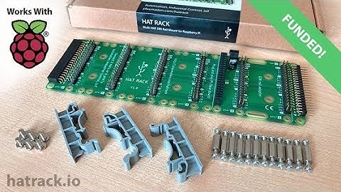 HAT RACK - DIN Rail Mount for Raspberry Pi HATs