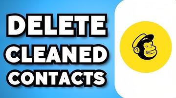 How To Delete Cleaned Contacts in Mailchimp (2024 Guide)