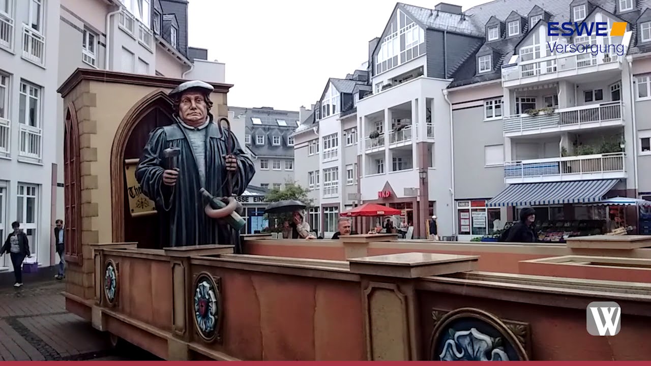 Motivwagen in den Gassen von Idstein