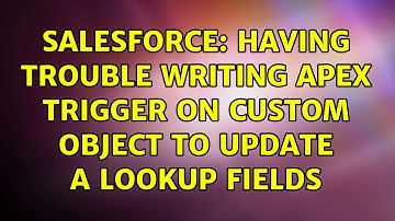 Salesforce: Having trouble writing Apex trigger on custom object to update a lookup fields