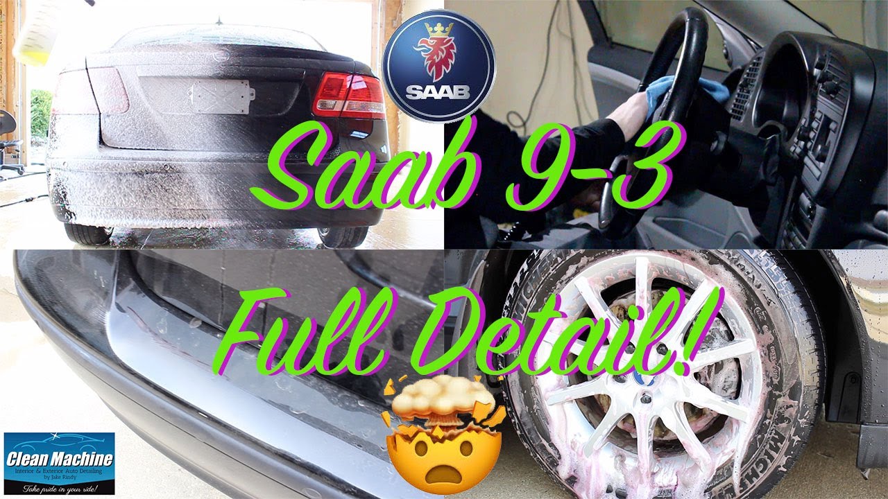 Complete Interior/Exterior Clean of a 2004 Saab 9-3...BONUS Ceramic!