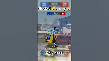 Shocked 😲 Enemy 😱 only head 🥵 #tdm @BattlegroundsMobile_IN