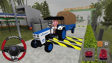💥 OFFROAD DRIVING - Indian Tractor Fully Loaded Mod For Bussid IN BUS SIMULATOR INDONESIA Android 