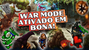 WAR-MODE ATIVADO EM BONA! 😨 #bobeek #dejair #bona #tibia #tibiabr